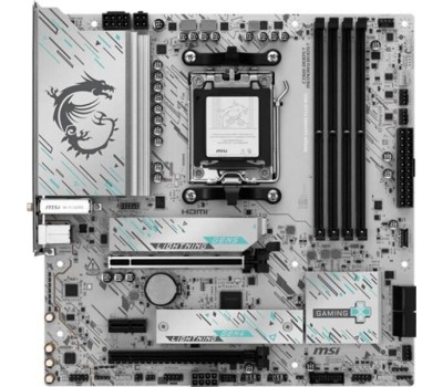 Материнская плата MSI Материнская плата B850M GAMING PLUS WIFI B850, AM5, 4*DDR5, 4*PCIEx16, 1*PCIEx1, 3*M.2, 3*TypeC, 1*USB3.2Gen2, 5*USB3.2Gen1, 8*USB2.0, 4*SATA3.0, 5G, DP, ATX, RTL