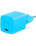 TTEC Портативное зарядное устройство SmartCharger USB-C 20W PD GaN Travel Charger с кабелем USB-C To Lightning. Длина кабеля: 120см. Цвет: голубой