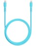 TTEC Портативное зарядное устройство SmartCharger USB-C 20W PD GaN Travel Charger с кабелем USB-C To Lightning. Длина кабеля: 120см. Цвет: голубой