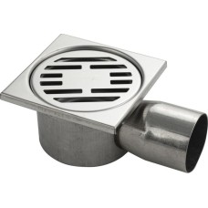 Трап САНАКС 00021 Трап из нержавеющей стали 100х100 горизонтальный (2)