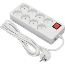 Сетевой фильтр BURO 800SH-1.8-W 1.8м 8 розеток белый