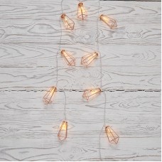 Гирлянда NEON-NIGHT (304-019) ГИРЛЯНДА КРИСТАЛЛЫ БРОНЗОВЫЕ 10 LED, 1,5 М, ПР-Й ПВХ, ТЕПЛЫЙ БЕЛЫЙ СВЕТ ,