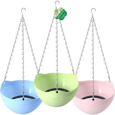 MULTIDOM Кашпо подвесное с дренажной сеткой. Диаметр 15см, глубина 8,5см VL83-117