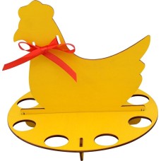 MULTIDOM Подставка для яиц «Курочка». Диаметр 20см, высота 18см МБ18-252