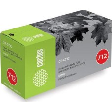 CACTUS Картридж лазерный CS-C712S 712 черный (1500стр.) для Canon LBP-3010/3020