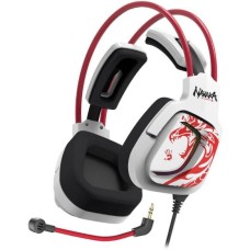A4TECH Наушники с микрофоном Bloody G575 Naraka белый/красный 2м мониторные USB оголовье (G575 NARAKA)