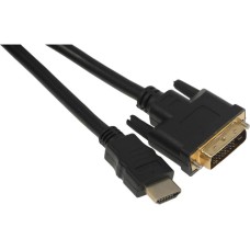 NONAME Кабель DVI HDMI (m) (прямой) - DVI-D (m) (прямой), круглое, 3м