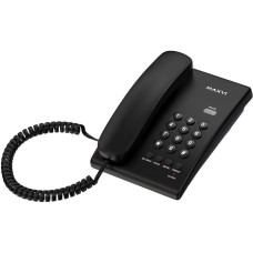 Телефон проводной MAXVI CS-02 black