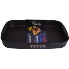 Противень KUKMARA Пгг02а а/пр литой прям 36,5х26х5,5см Granit ultra blue