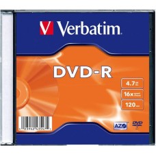 VERBATIM Диск 4.7Gb 16x Slim case (20шт) (43547)