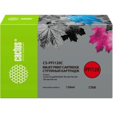 Картридж CACTUS Картридж CS-PFI120C, PFI-120 C, голубой пигментный / CS-PFI120C