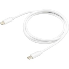 BURO Кабель Lightning (m) - USB Type-C (m), 1м, 3A, белый [pd18w]