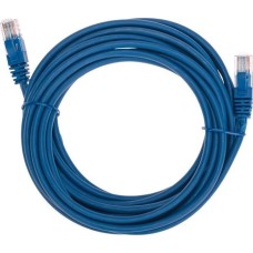 REXANT Шнур коммутационный патч-корд U/UTP, CAT 5e, RJ45-RJ45, 26AWG, LSZH, синий, 5м