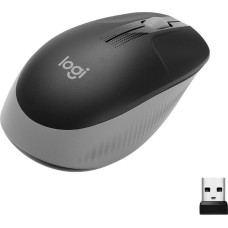 LOGITECH Мышь беспроводная M190, радио, оптическая, USB, 1000dpi, черный и темно-серый [910-005923]