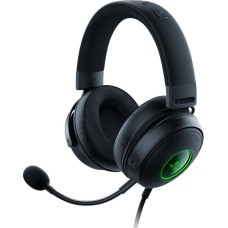 RAZER Гарнитура игровая Kraken V3, для компьютера и игровых консолей, мониторные, проводные, черный [rz04-03770200-r3m1]
