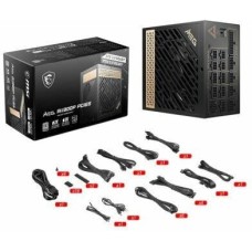 Блок питания MSI Блок питания MEG Ai1300P, 1300Вт, 80 PLUS PLATINUM, 120мм, черный, retail [306-7zp4a11-ce0]