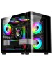 Корпус для ПК BLOODY Корпус mATX BD-CC104, Mini-Tower, без БП, черный [bd-cc104-bk]