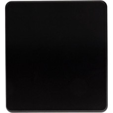 KRANZ Выключатель ROUND 1 кл возвратный 10А с/у оникс