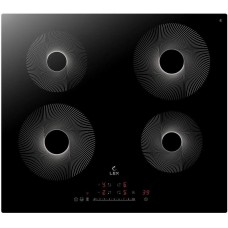 LEX Индукционная варочная поверхность EVI 640 R1 I BL, конфорок: 4 шт., стеклокерамика, независимая, черный