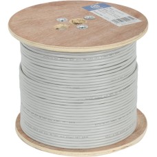 NINGBO Кабель сетевой FTP 4 пары cat.5E solid 0.5мм CCA molded 305м серый