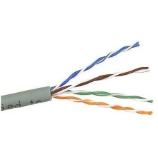 LANMASTER Кабель информационный TWT-5EUTP-XS кат.5E UTP 4 пары 25AWG PVC внутренний 305м серый