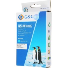 Картридж струйный G&G Картридж струйный GG-PFI030C PFI-030C голубой (55мл) для Canon imagePrograf TA-20/30 TM-240/340