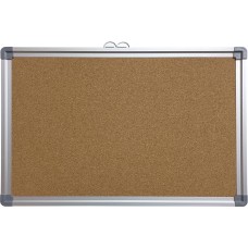 BURO Доска пробковая 60x90см алюминиевая рама