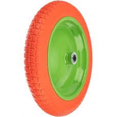 СИБРТЕХ Колесо полиуретановое 3.00-8, длина оси 90 мм, подшипник 20 мм 689765