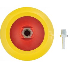 MATRIX Насадка для дрели и УШМ с липучкой, 125 мм, мягкая 76212