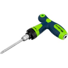 СИБРТЕХ Отвертка реверсивная Т-образная комбинированная PH2/SL6, CrV 13364