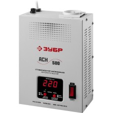 ЗУБР 500ВА, 0.5 кВт, автоматический стабилизатор напряжения, Профессионал (59385-0.5)