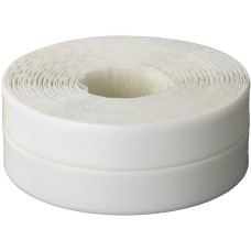 STAYER 3.35 м x 40 мм x 3.35 м, профиль L, белая, бордюрная лента для ванн и раковин, Professional (12341-20-20)