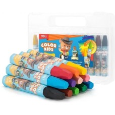 DELI Масляная пастель EC20104 Color Kids шестигр. 12цв. пл.кор