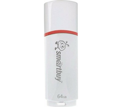 USB флеш SMARTBUY (SB64GBCRW-W) 64GB CROWN WHITE