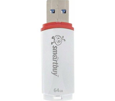 USB флеш SMARTBUY (SB64GBCRW-W) 64GB CROWN WHITE