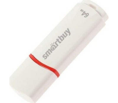 USB флеш SMARTBUY (SB64GBCRW-W) 64GB CROWN WHITE