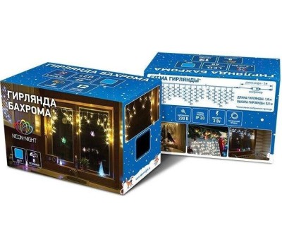 Электрогирлянды NEON-NIGHT (303-059) Гирлянда Твинкл Лайт 15 м мультиколор