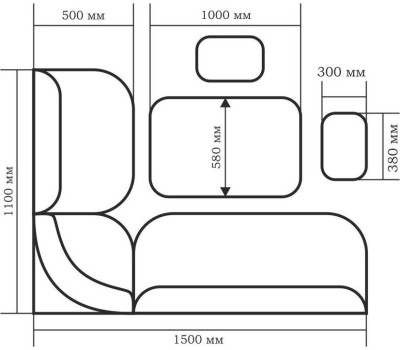 Мебель для кухни БИТЕЛ ОРХИДЕЯ ЛЮКС Ясень/Барнео Умбер (шоколад) (4 кор.)