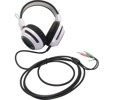 Наушники ОКЛИК HS-G300 ARMAGEDDON белый/черный