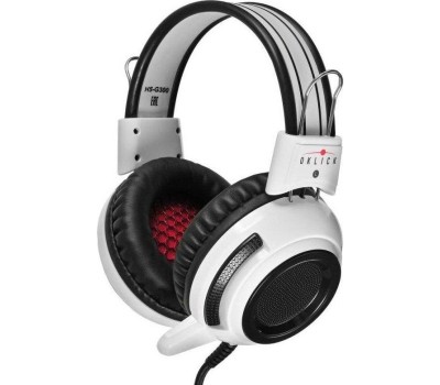 Наушники ОКЛИК HS-G300 ARMAGEDDON белый/черный