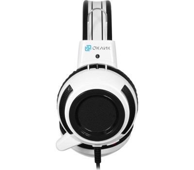 Наушники ОКЛИК HS-G300 ARMAGEDDON белый/черный