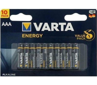 Элементы питания VARTA (04103229491) BL10 LR03 ENERGY ALKALINE (4103)