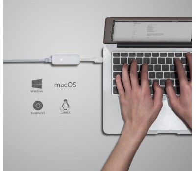 Сетевой адаптер TP-LINK UE300 White