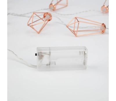 Гирлянда NEON-NIGHT (304-019) ГИРЛЯНДА КРИСТАЛЛЫ БРОНЗОВЫЕ 10 LED, 1,5 М, ПР-Й ПВХ, ТЕПЛЫЙ БЕЛЫЙ СВЕТ ,