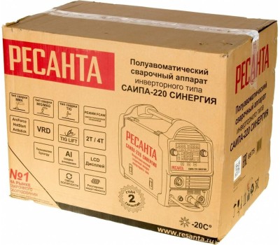 Сварочный аппарат РЕСАНТА САИПА-220 СИНЕРГИЯ