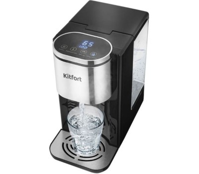 Термопот KITFORT КТ-2503 черный/серебристый