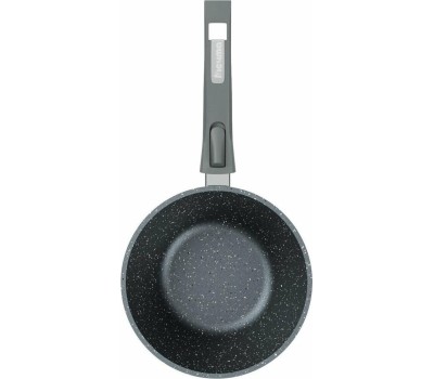 Ковш МЕЧТА 081701 Гранит 1.2л со съемной ручкой и стекл. крышкой