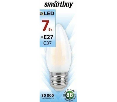 Лампа SMARTBUY (SBL-C37F-8-40K-E27) 8W/4000/E27