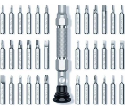 Набор отвёрток UGREEN CM372 (80459) Набор отвёрток для электроники 38-in-1 черный