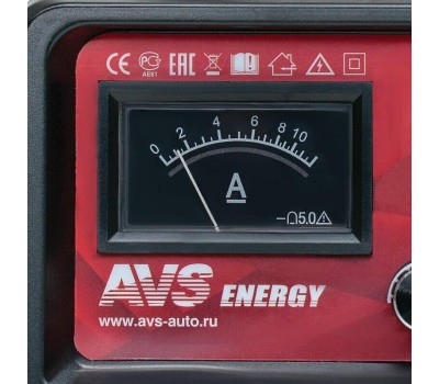 Зарядное устройство AVS BT-6025 для автомобильного аккумулятора (10A) 6/12V